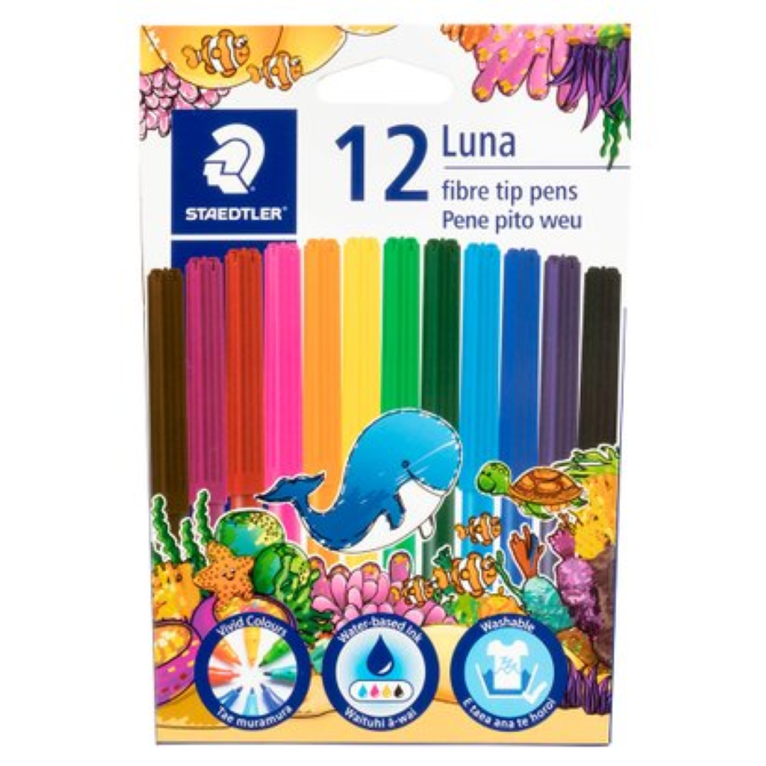 Staedtler Luna Fibre-Tipped Pen  24col ST-327-LWP24